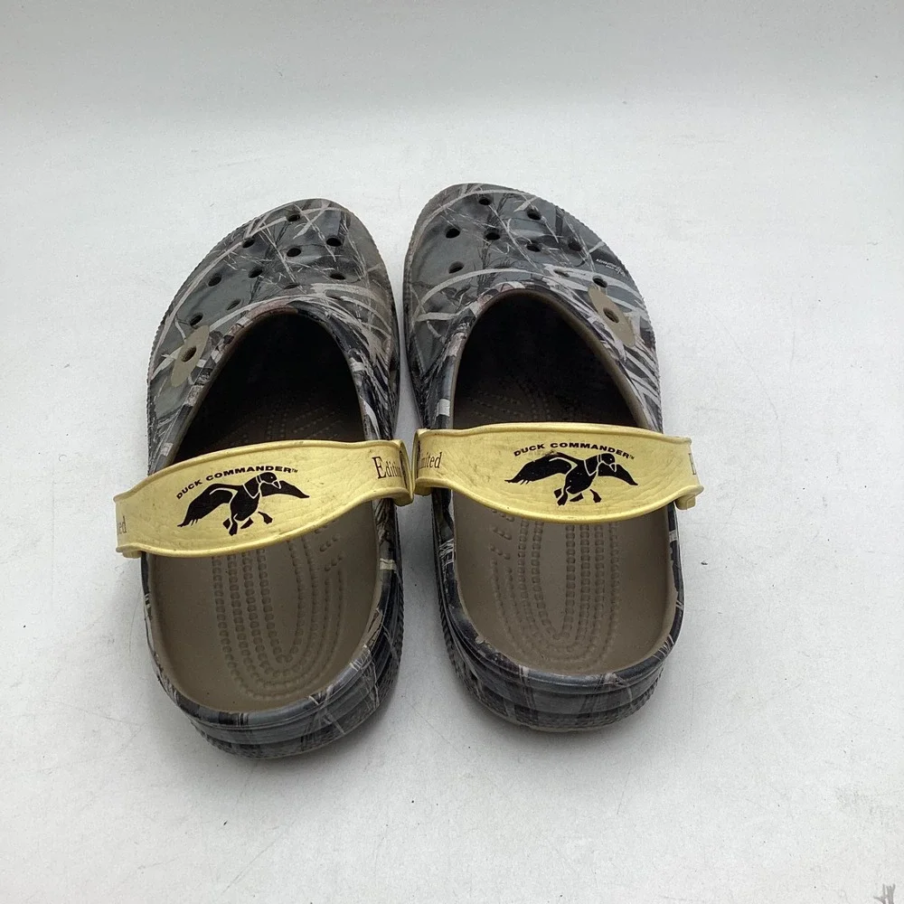 Crocs Duck Commander Limited Edition Camo Clogs Mens 7 Women's 9